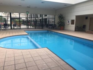 Indoor Pool - Outdoor BBQ area