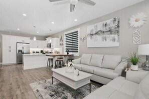 Modern and stylish with open open-concept.
