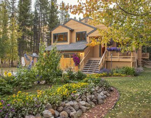 4003 Ski Hill Road, front yard in the fall.
