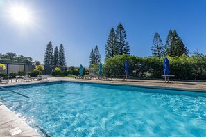 Enjoy a nice swim in the pool during the day