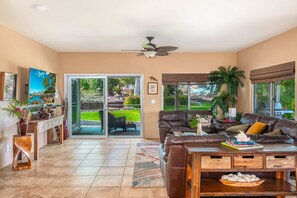 Spacious and wonderfully decorated interior