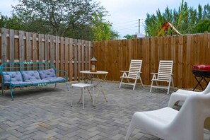 Furniture in the backyard