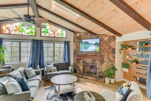 Living Room | 2nd Floor | Smart TV | Ceiling Fans