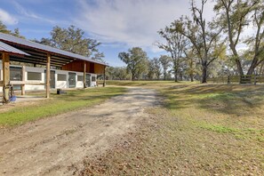 Parking | Driveway (1 Vehicle) | Located on 80-Acre Horse Property