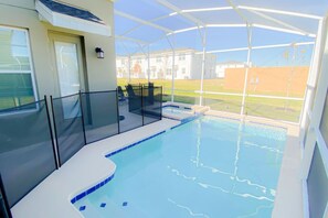 Take a dip in your private pool after a fun-filled day at the parks!