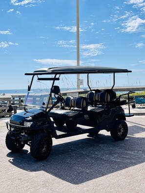 6-Seater Golf Cart included