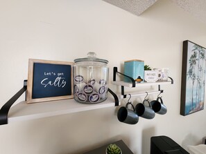 Coffee and tea station
