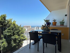 View of Zona Romantica and Banderas Bay from balcony