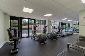 Private Gym ground level of tower