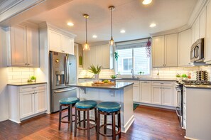 Kitchen | 1st Floor | Dishwasher | 2-Story Home