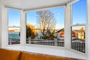 Relax and enjoy a coffee while enjoying the water view from the bay window in the living room!