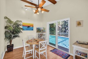 Dining Room and Pool