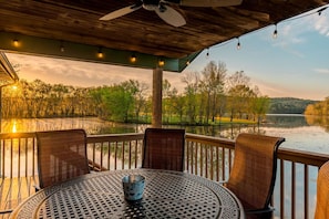 Sunrise view from your back deck.