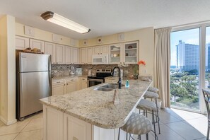 Indoors, Kitchen, Refrigerator, Sink, Sink Faucet