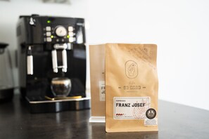 Kaffe och/eller kaffebryggare