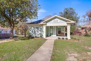 House Exterior | Private Front Porch w/ Swing