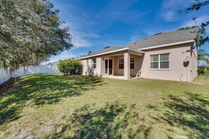 Home Exterior | Partially Backyard