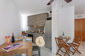 Kitchen and dining area