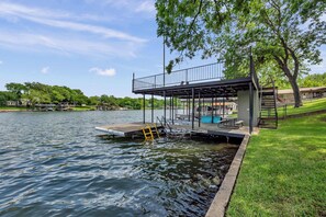 Home is located on the Upper Colorado River with deep water perfect for swimming and boating!