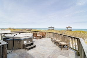 Deck off the Second Level with Hot Tub
