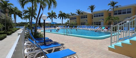 Awesome pool area with ample seating