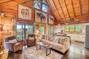 Cozy cabin with a modern feel!