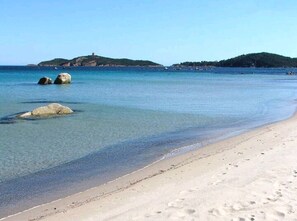 Accès plage à pied : plage de sable fin, magnifique, à 5 min tranquillement