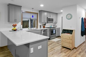 Newly remodeled kitchen