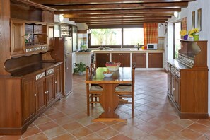 Kitchen and dining area