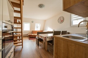 Kitchen and dining area