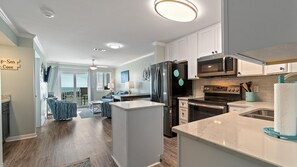 Kitchen and Living Room