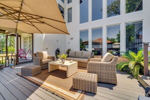 Private Deck | Outdoor Seating | Gas Grill
