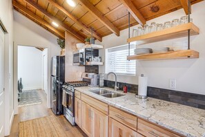 Kitchen | Single-Story Unit | Central Air Conditioning