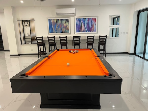 Living Room - Pool Table - 1st Floor