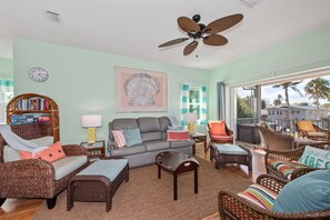 Living Area with balcony