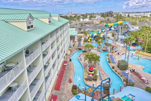 Super fun waterpark for the entire family onsite!