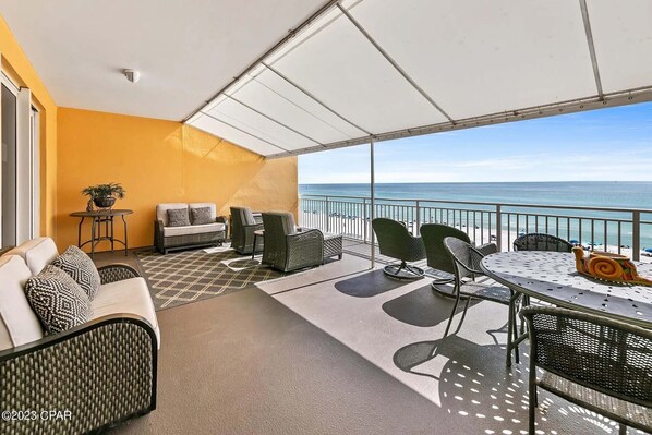 Large balcony