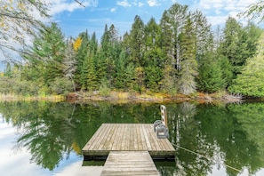 Great swimming right off the dock
