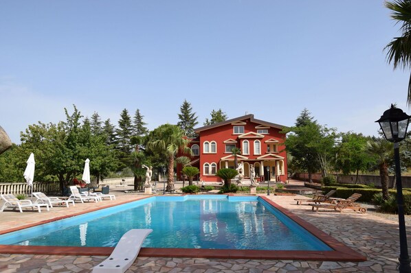 Autumn, Garden, Pool, Spring, Summer