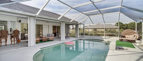 Port St. Lucie Vacation Rental | 4BR | 2BA | 2,000 Sq Ft | Small Step for Entry