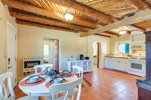 Mora Vacation Rental | 2BR | 1BA | 1,100 Sq Ft | 1 Step to Enter
