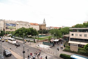 Blick von der Unterkunft