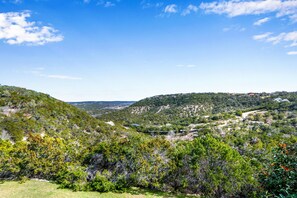 Areal view of the Hill Country landscape