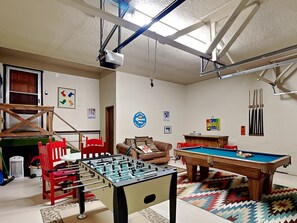 Converted Garage Game Room