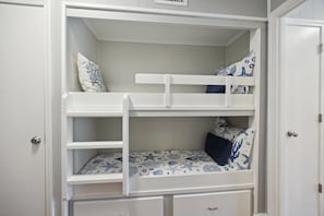 Perfect twin sized bunk beds for the kids