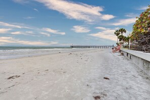 Gorgeous Beach just across the street