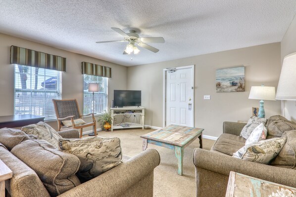 Enough room for a fun filled family game night.