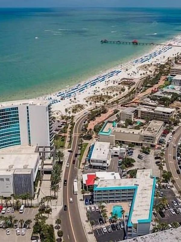 Located across the street from beautiful and world-famous Clearwater Beach!