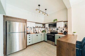 Azafran's kitchen space!