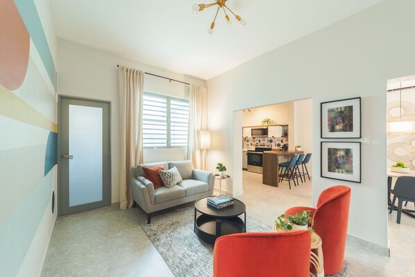 Azafran's living room space!